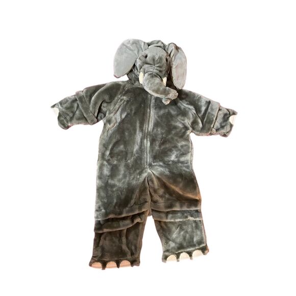 Kids elephant toddler costume furry warm zip up costume 2/4T - Picture 2 of 6
